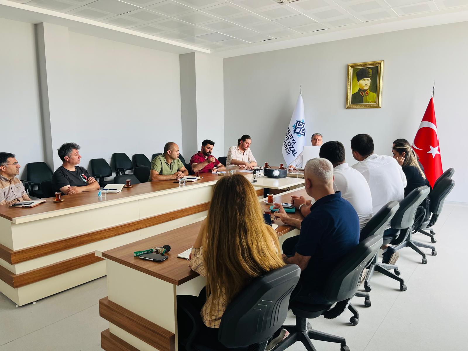 Üniversitemizde Koordinatörlükler Toplantısı Gerçekleştirildi